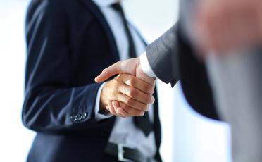 Business handshake
