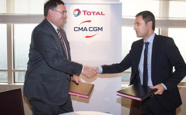 Patrick Pouyanné, Agreement TOTAL &amp; CMA-CGM
