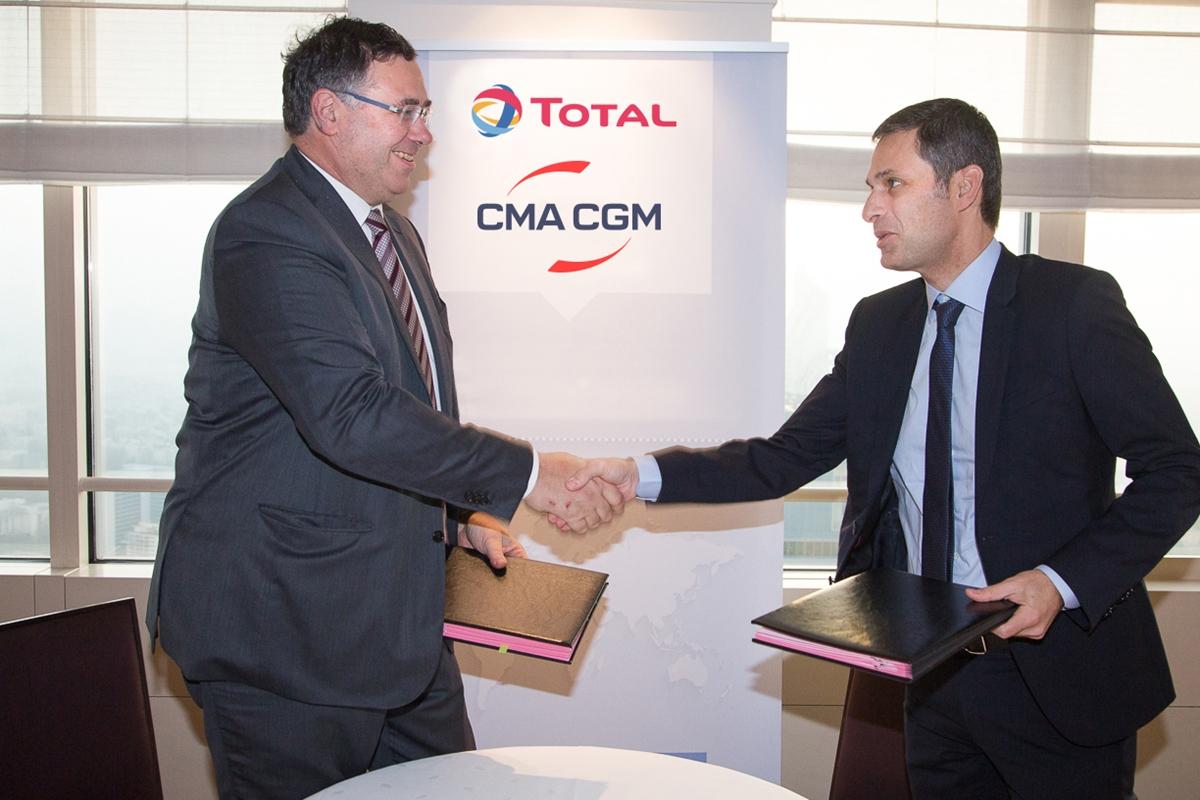 Patrick Pouyanné, Agreement TOTAL &amp; CMA-CGM
