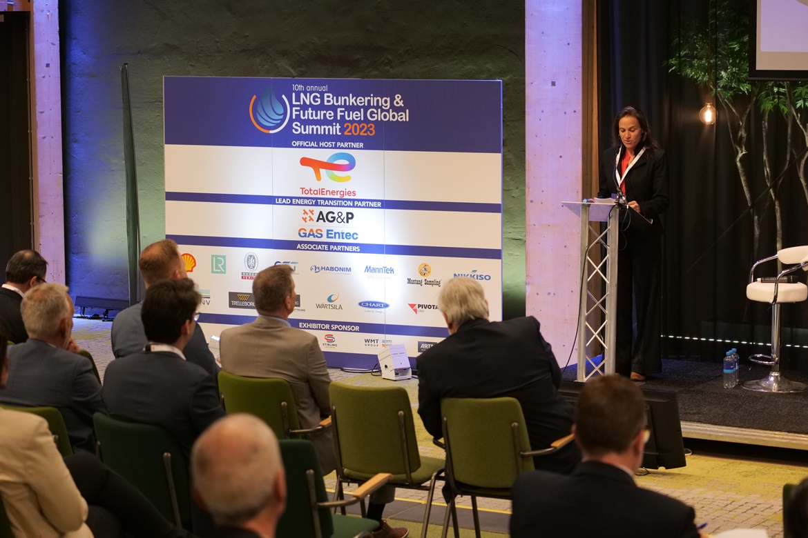 Louise Tricoire’s Outlook of Alternative Marine fuels at the LNG Bunkering & Future Fuel Global Summit 2023