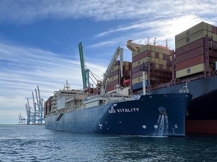 The Gas Vitality LNG Bunker Vessel Completes her 100th LNG Bunker Operation in Marseille, Southern France