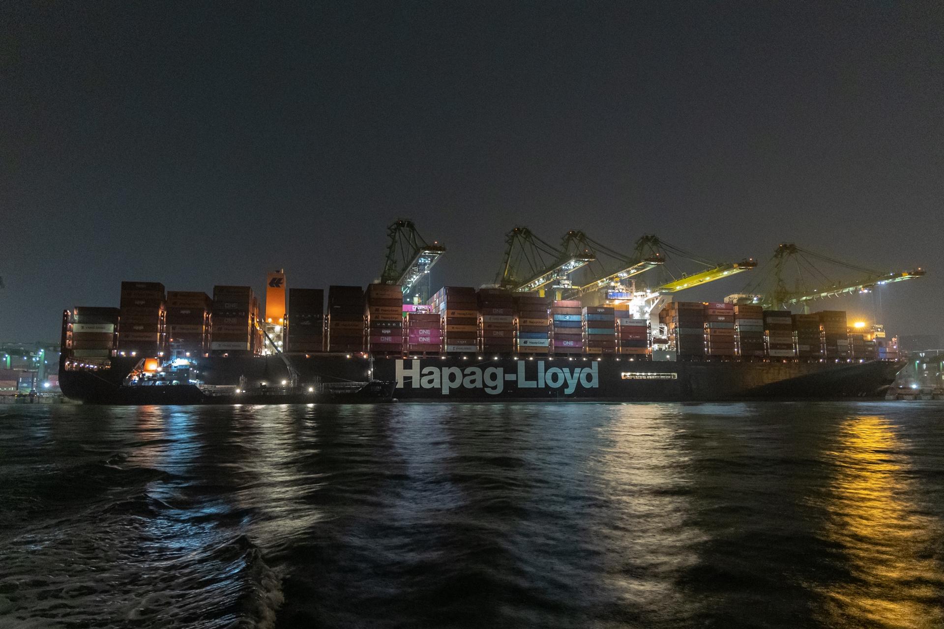 TotalEnergies Marine Fuels kick-started its first biofuel bunker term delivery for Hapag Lloyd in Singapore, with the refuelling of the Afif container ship with 2,000 MT of B24 biofuel on 20th January, 2023.