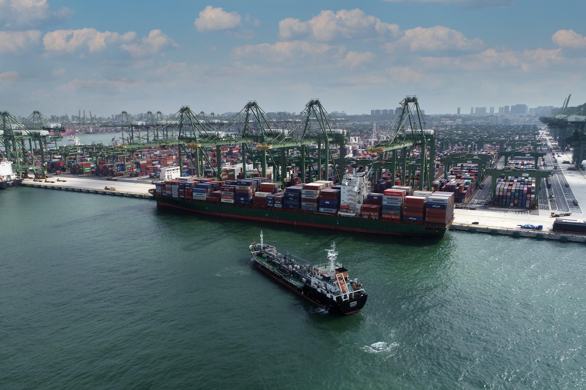 TotalEnergies Marine Fuels Successfully Bunkers CMA CGM Containership with Sustainable Marine Biofuel in Singapore